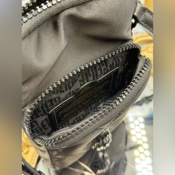 🆕 KURT GEIGER LONDON 🧿 NWOT Recycled Nylon XBody Bag Black Drench *NOCOINPURSE - Picture 12 of 15